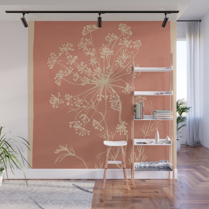 Minimalist Wild Plant 11 Wall Mural Gallery Image 1