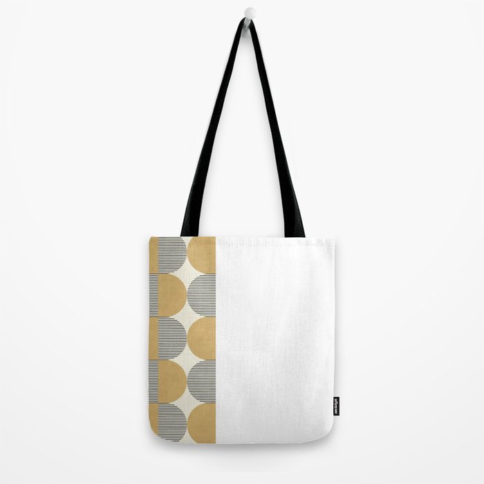Semicircle Stripes - Gold Tote Bag Gallery Image 2