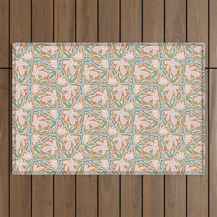 Florals for Fun Outdoor Rug Gallery Image 1