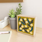 Gold Floral Mini Art Print Gallery Image 2