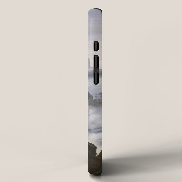 "Wanderer above the Sea of Fog" ("Der Wanderer über dem Nebelmeer") by Caspar David Friedrich, circa 1817  iPhone Case Gallery Image 2