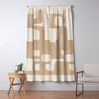 Modern Abstract Shapes 106 Window Curtain Gallery Image 5