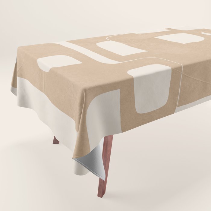 Modern Abstract Shapes 106 Tablecloth Gallery Image 1