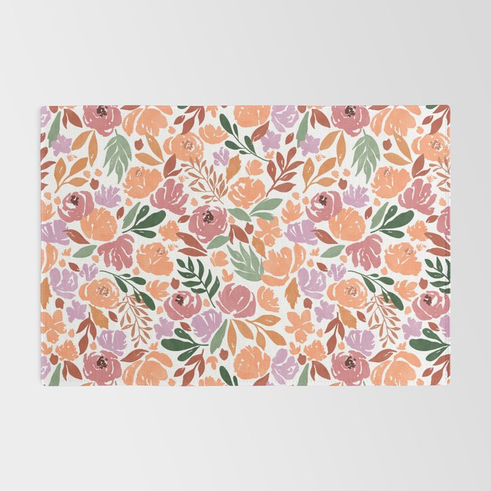 Simple colorful floral CWP Rug Gallery Image 2