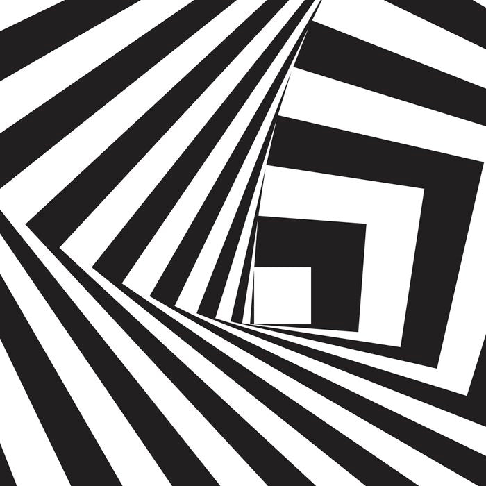 Black And  White Pop Art Optical Illusion Coffee Mug Gallery Image 2