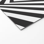 Black And  White Pop Art Optical Illusion Welcome Mat Gallery Image 2