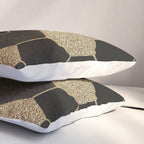 Gold,hexagons ,honeycomb geometric pattern  Pillow Sham Gallery Image 3