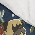 Christmas Pugs Comforter Gallery Image 4