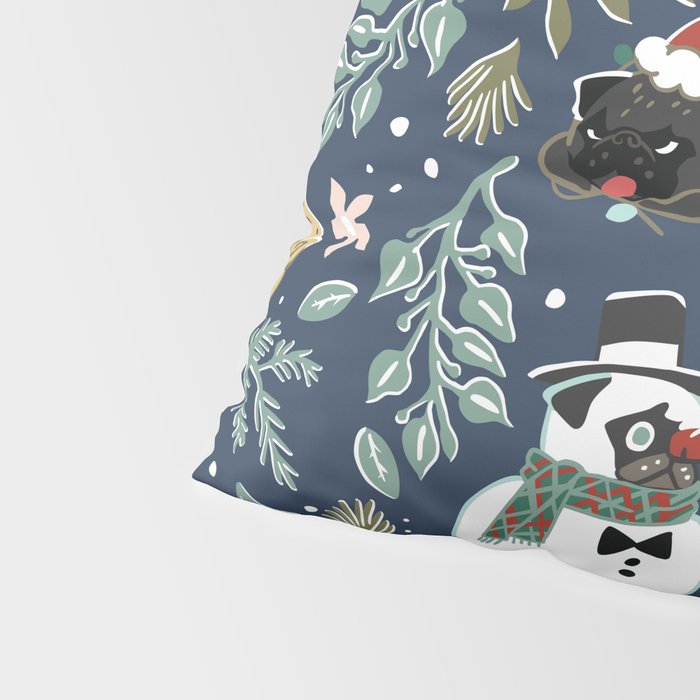 Christmas Pugs Pillow Sham Gallery Image 4