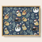 Christmas Pugs Serving Tray Gallery Image 1