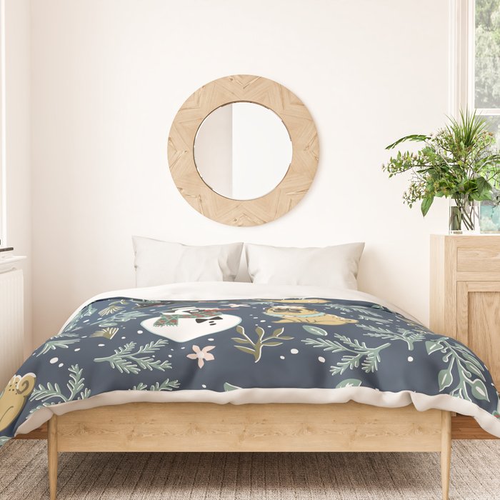 Christmas Pugs Duvet Cover Gallery Image 3