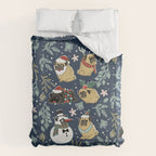 Christmas Pugs Duvet Cover Gallery Image 6