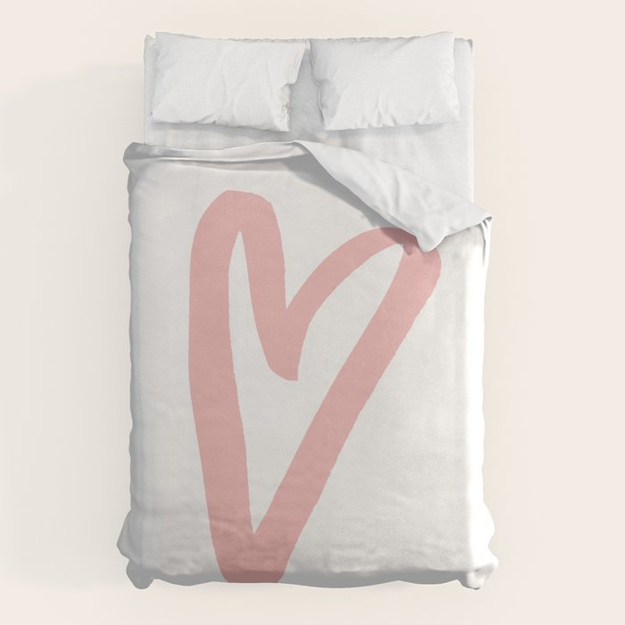 Heart Doodle Big 3 Duvet Cover Gallery Image 1
