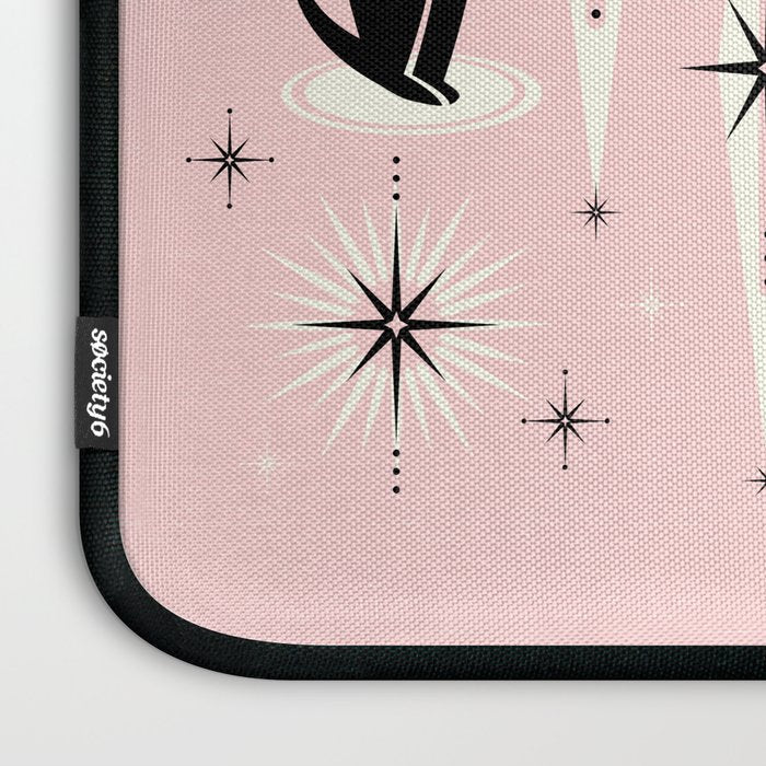 Mid Century Meow Retro Atomic Cats ©studioxtine Laptop Sleeve Gallery Image 3