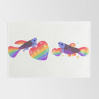 Rainbow guppy 7 Rug Gallery Image 2