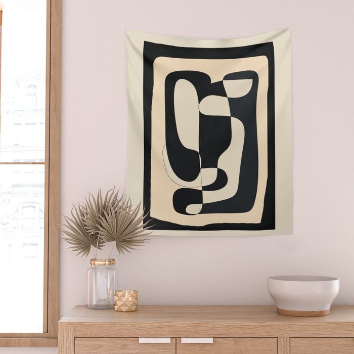 Abstract Geometry 4 Wall Tapestry Gallery Image 2