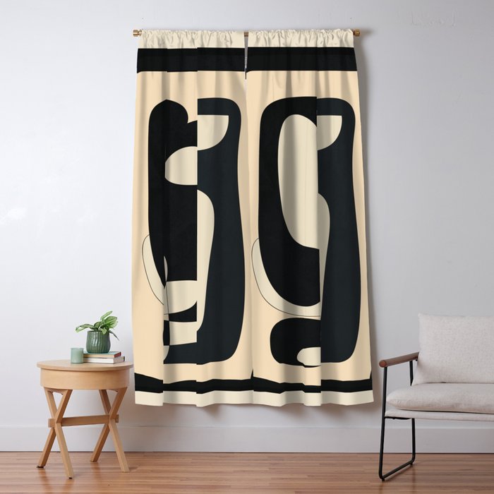 Abstract Geometry 4 Window Curtain Gallery Image 1
