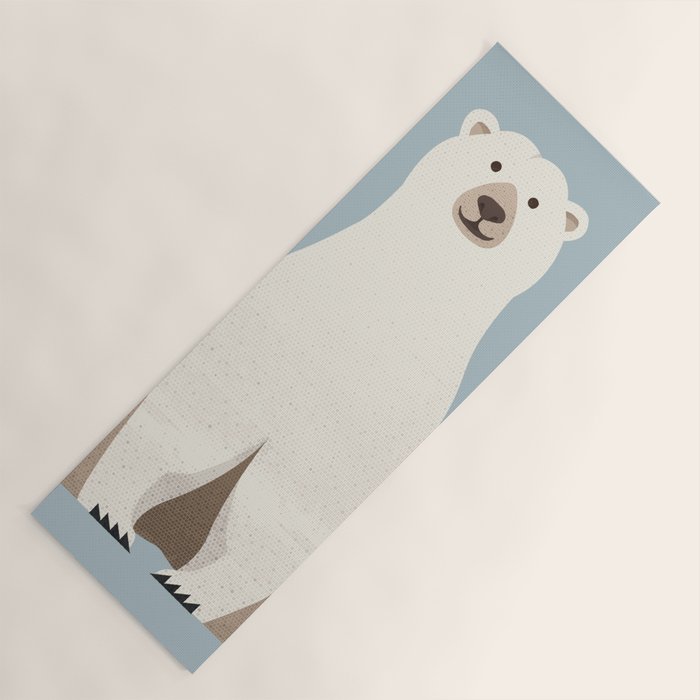 Whimsy Polar Bear Yoga Mat Gallery Image 1