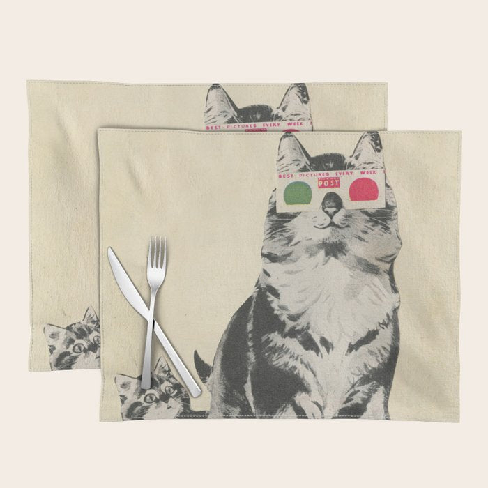 3D Glasses Placemat Gallery Image 1