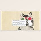 3D Glasses Desk Mat Gallery Image 1