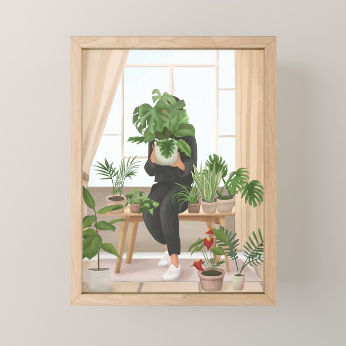 My Little Garden II Mini Art Print Gallery Image 1