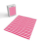 Red and White Cabana Stripes Palm Beach Preppy Jigsaw Puzzle Gallery Image 2