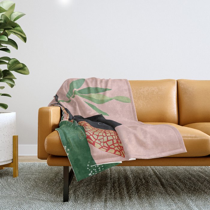 Garden Wanderer Throw Blanket Gallery Image 1