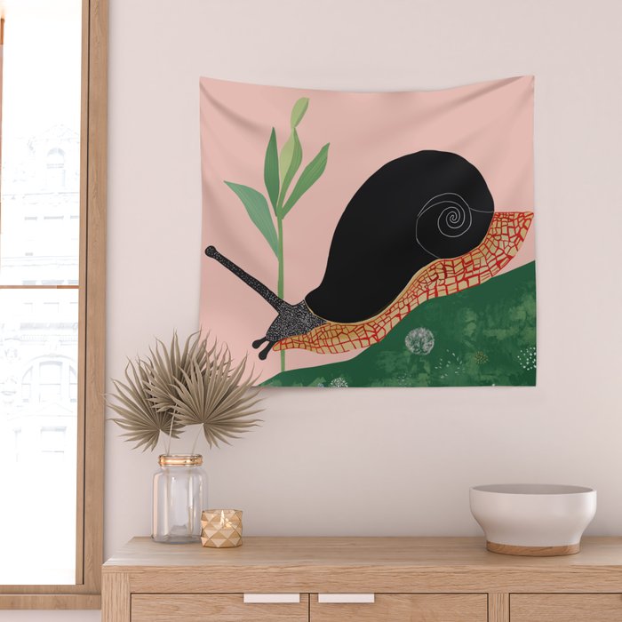 Garden Wanderer Wall Tapestry Gallery Image 2