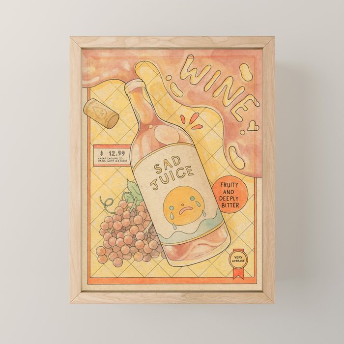 Wine Mini Art Print Gallery Image 1