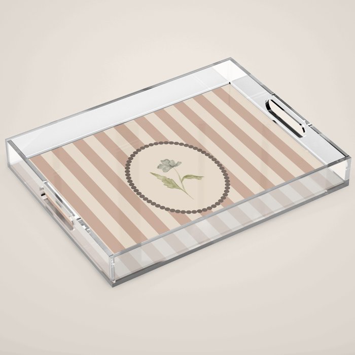 Sweet floral Acrylic Tray Gallery Image 1