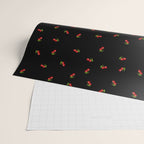 Dark Delicate Cherry Wrapping Paper Gallery Image 2