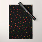 Dark Delicate Cherry Wrapping Paper Gallery Image 1