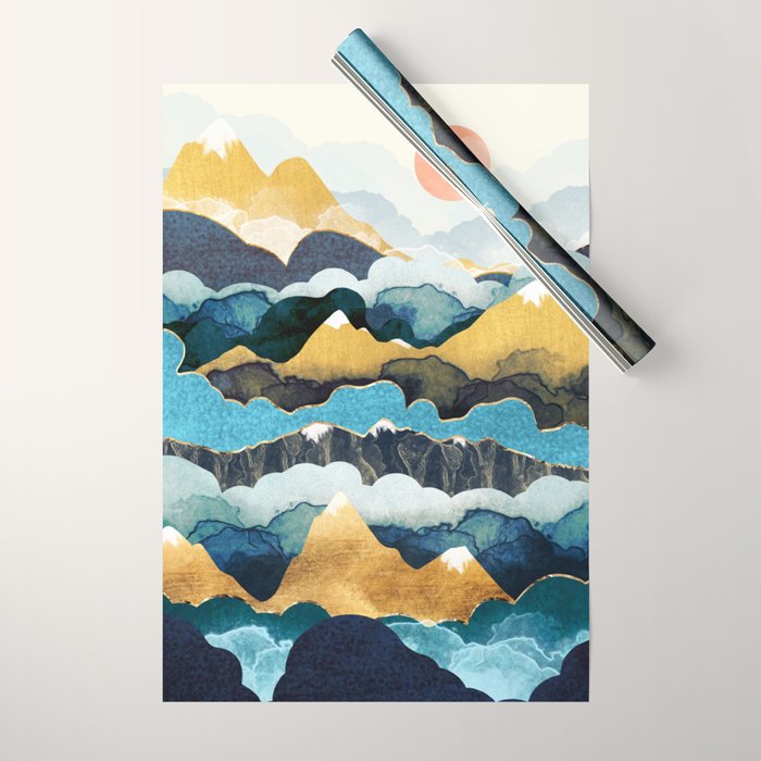 Cloud Peaks Wrapping Paper Gallery Image 1