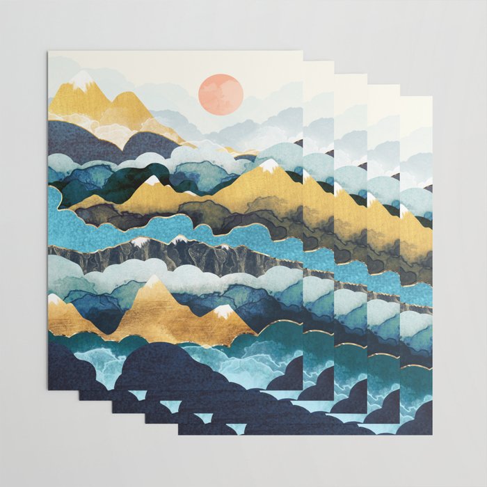 Cloud Peaks Wrapping Paper Gallery Image 3