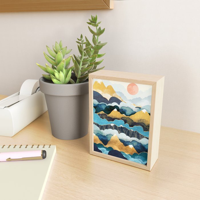 Cloud Peaks Mini Art Print Gallery Image 2
