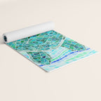 Mosaic Watercolor Sea Turtle Yoga Mat Gallery Image 2