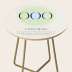 Angel Number 000 | Oneness Side Table Gallery Image 2