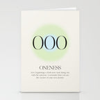 Angel Number 000 | Oneness Stationery Card Gallery Image 2