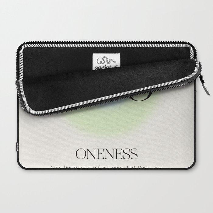 Angel Number 000 | Oneness Laptop Sleeve Gallery Image 2