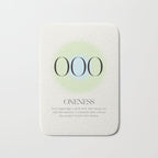 Angel Number 000 | Oneness Bath Mat Gallery Image 1