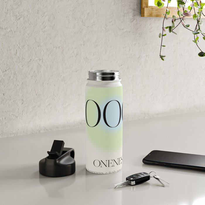 Angel Number 000 | Oneness Water Bottle Gallery Image 4