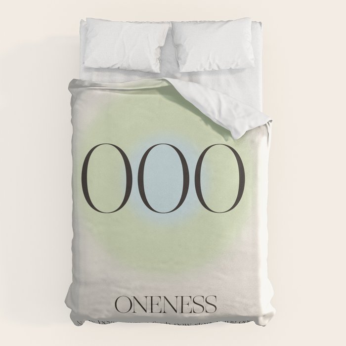 Angel Number 000 | Oneness Duvet Cover Gallery Image 6