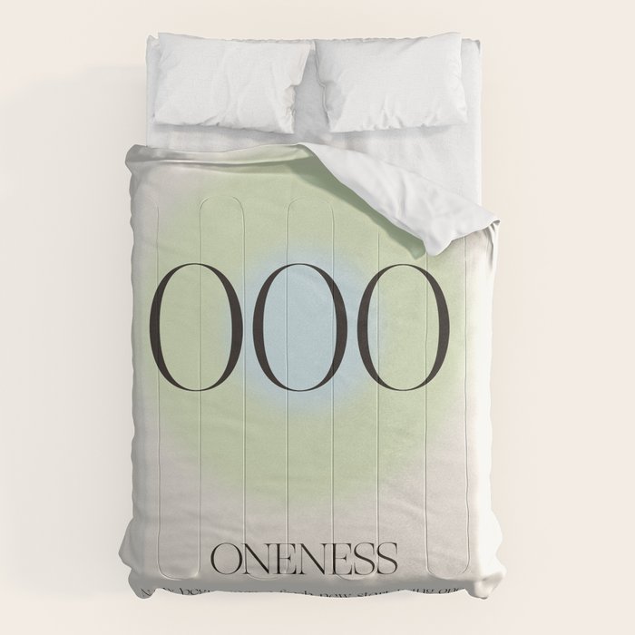 Angel Number 000 | Oneness Comforter Gallery Image 6