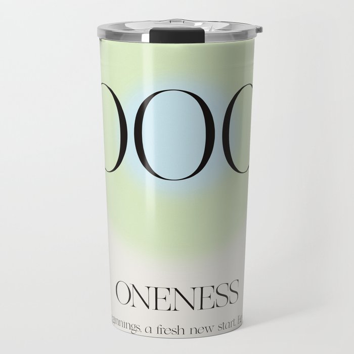Angel Number 000 | Oneness Travel Mug Gallery Image 1