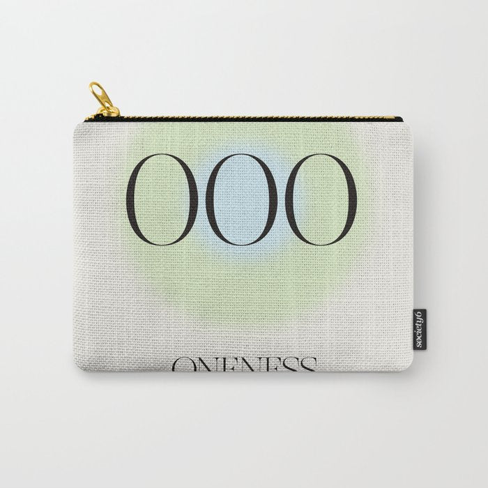 Angel Number 000 | Oneness Carry All Pouch Gallery Image 1