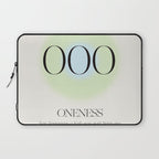 Angel Number 000 | Oneness Laptop Sleeve Gallery Image 1