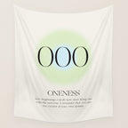 Angel Number 000 | Oneness Wall Tapestry Gallery Image 4