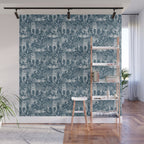 Family of Tigers (Monochrome)  Wall Mural Gallery Image 1