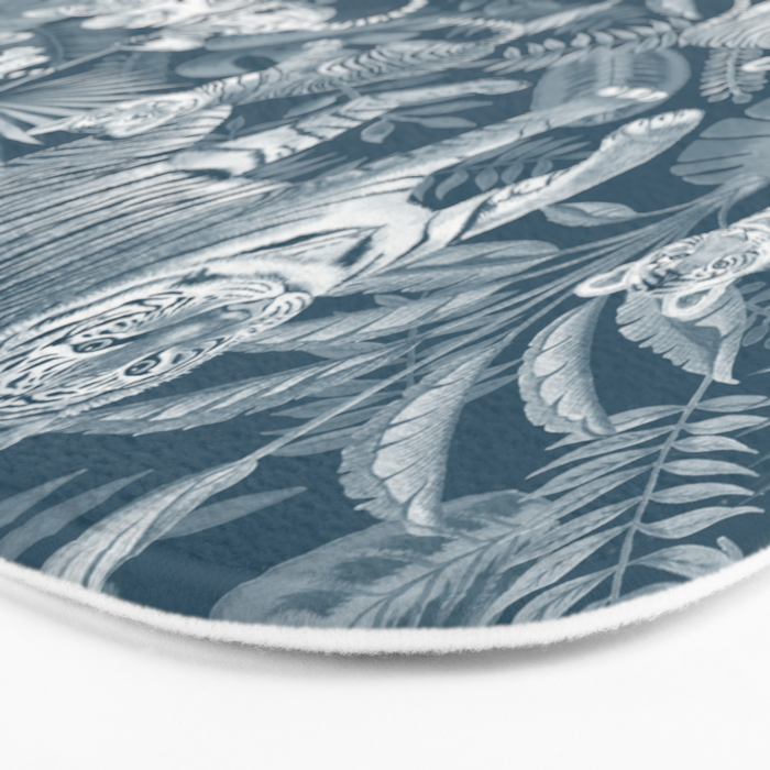 Family of Tigers (Monochrome)  Bath Mat Gallery Image 3