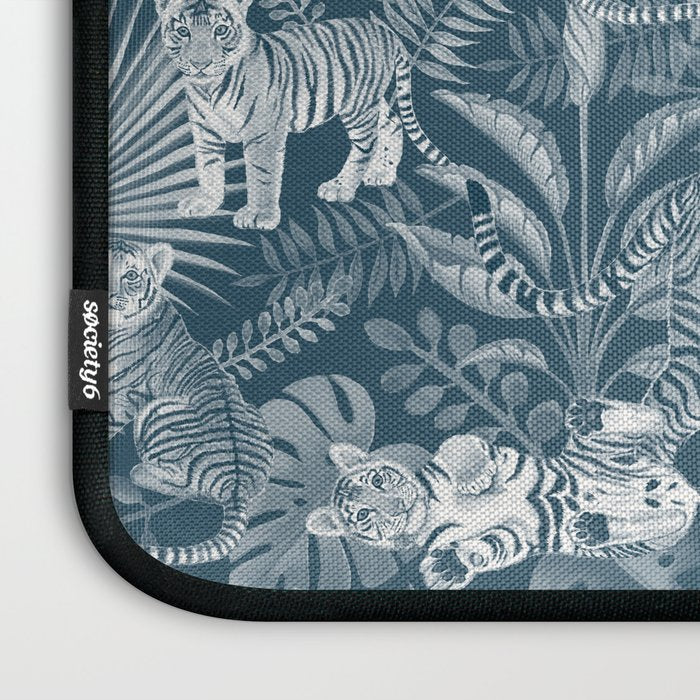 Family of Tigers (Monochrome)  Laptop Sleeve Gallery Image 3